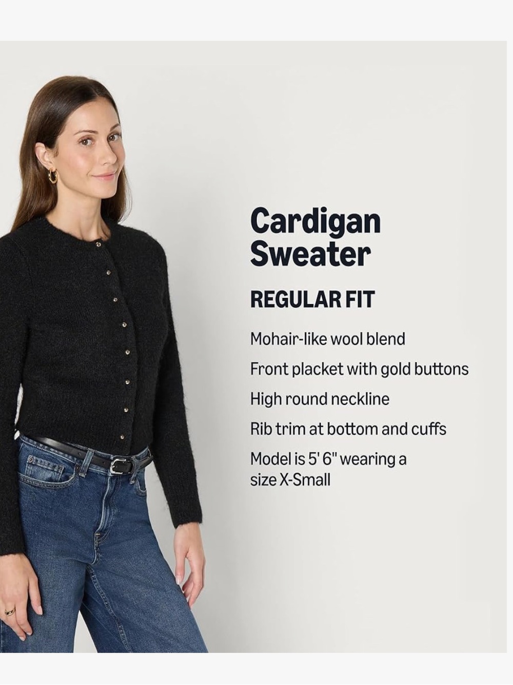 Amazon Essentials Fuzzy Cardigan - Picture 2 of 5